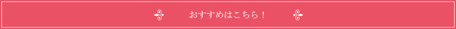 おすすめはこちら！